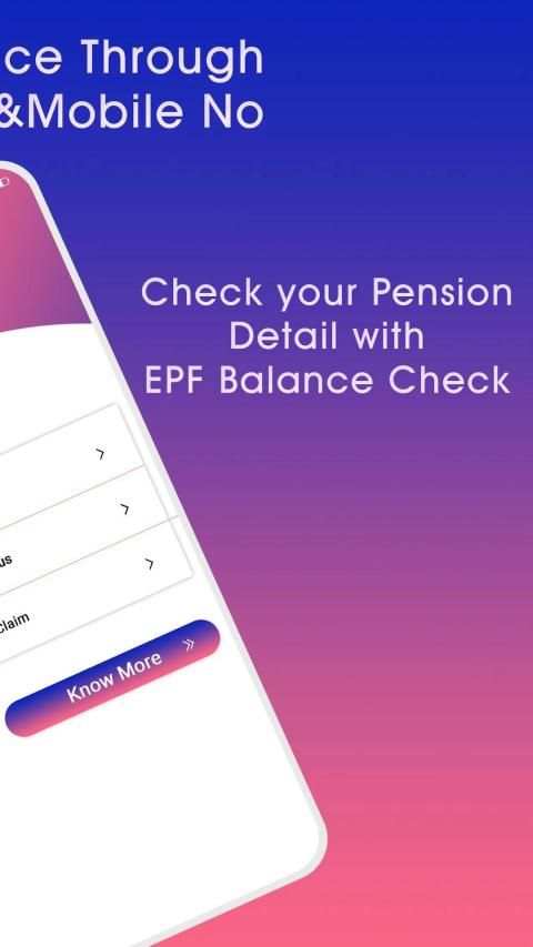 EPF Balance Check Pf Balance & PF Claim, UAN App स्क्रीनशॉट 1