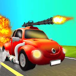 Real Shooting Car Racing Game: Endless Car Driving