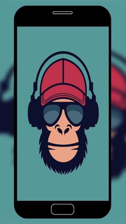 Monkey Wallpapers स्क्रीनशॉट 3