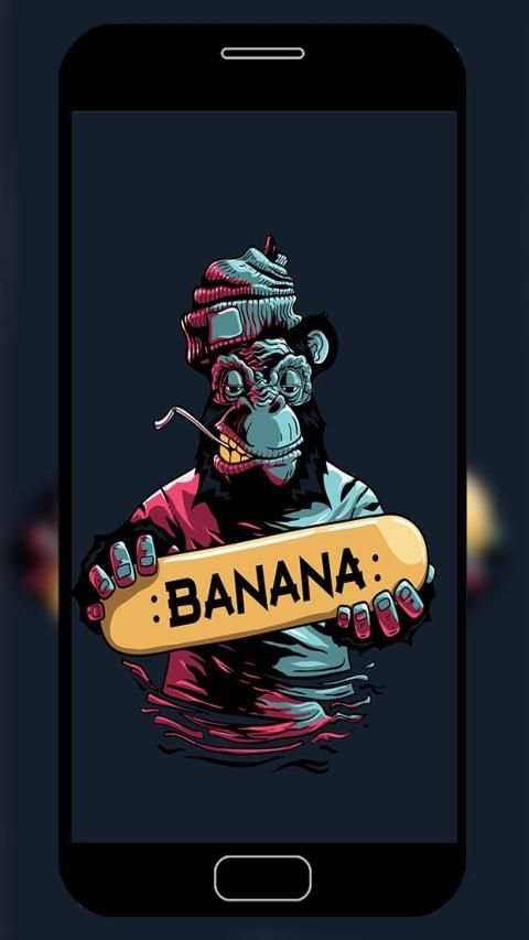 Monkey Wallpapers स्क्रीनशॉट 1