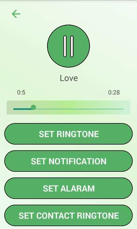 Instrumental Ringtone App स्क्रीनशॉट 2