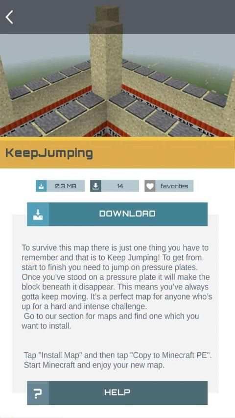 MAPS FOR MINECRAFT PE PARKOUR screenshot 2