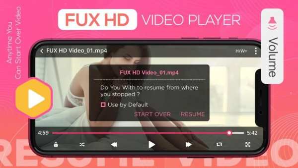 Fux Hd Video Player- All Format Video Player स्क्रीनशॉट 3
