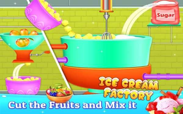 Ice Cream Factory - Ice Cream Maker Game स्क्रीनशॉट 3