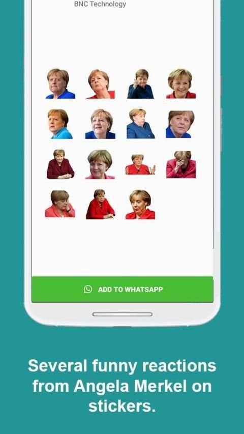 Angela Merkel Stickers screenshot 4