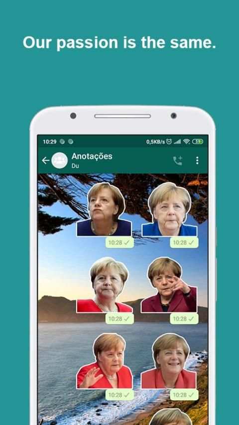Angela Merkel Stickers screenshot 3