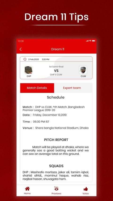 Dream 11 Experts - Dream11 Winner Prediction Tip screenshot 3