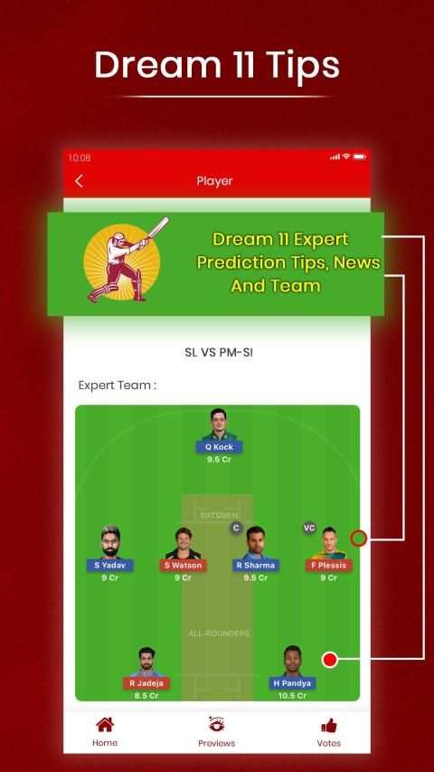 Dream 11 Experts - Dream11 Winner Prediction Tip screenshot 2