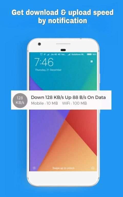 Internet Speed Meter Pro - 4G, speed test Free VPN screenshot 2