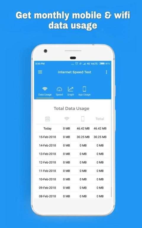 Internet Speed Meter Pro - 4G, speed test Free VPN screenshot 5