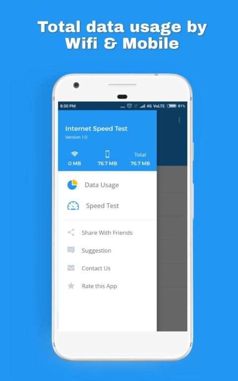 Internet Speed Meter Pro - 4G, speed test Free VPN screenshot 1