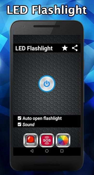 Super Bright LED Flashlight free स्क्रीनशॉट 2