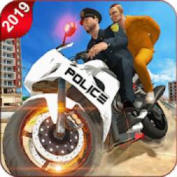 Police Moto Bike Prisoner Transport 3D