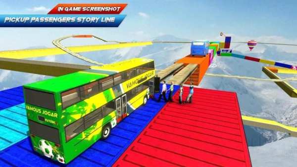 Hill Bus Driving Simulator : Impossible Bus Tracks screenshot 3