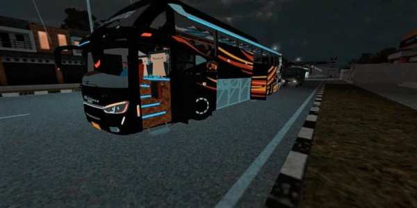 Mod Bussid Strobo Full screenshot 1