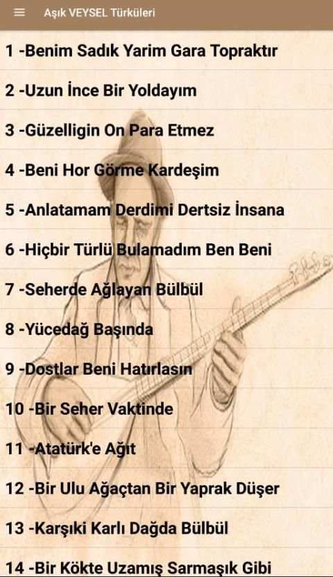Aşık VEYSEL Türküleri (İnternetsiz 40 Türkü) screenshot 5
