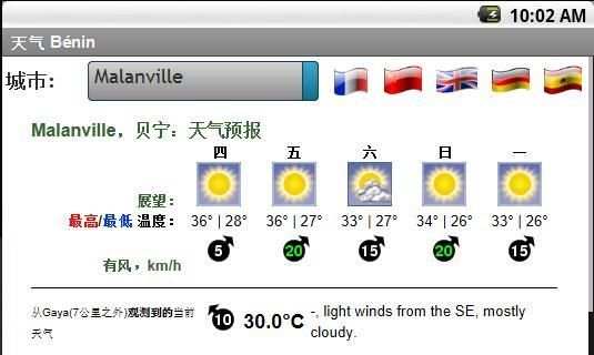 Météo Bénin screenshot 4