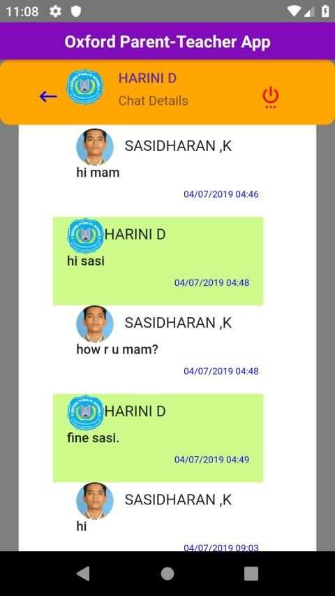 OXFORD CHAT APP स्क्रीनशॉट 4