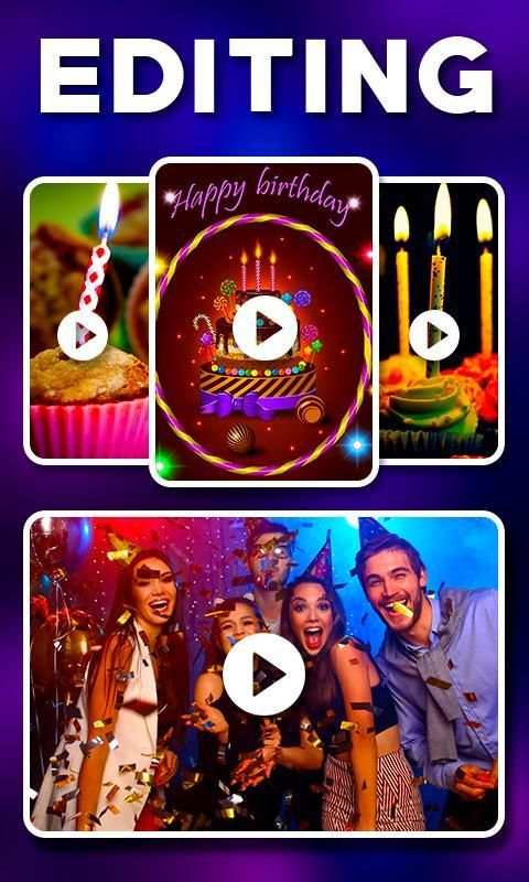Happy Birthday Video Maker screenshot 5
