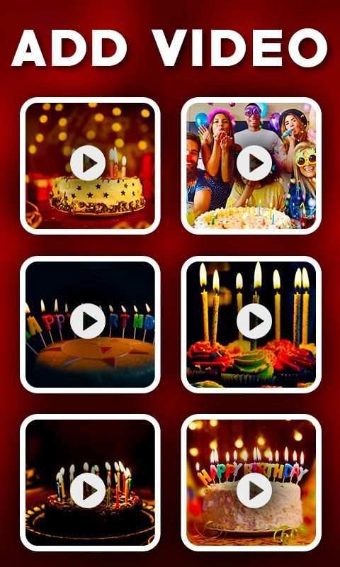 Happy Birthday Video Maker screenshot 2