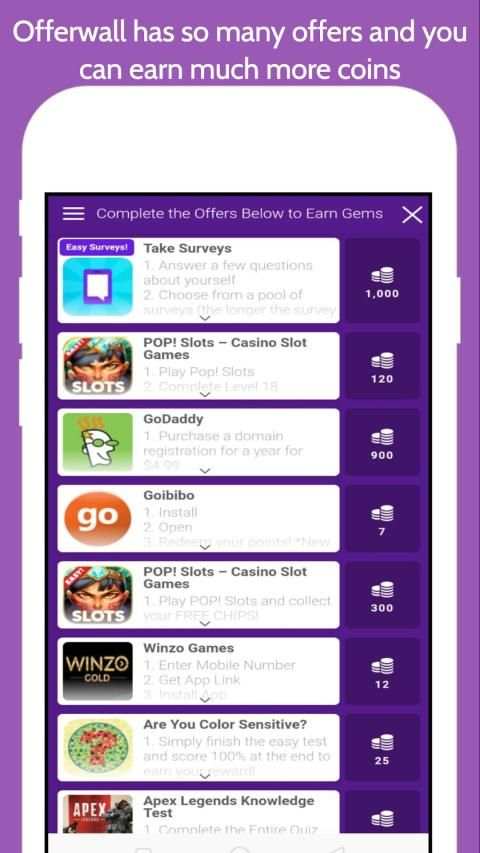 Earn Cash - Play games and win coins screenshot 2