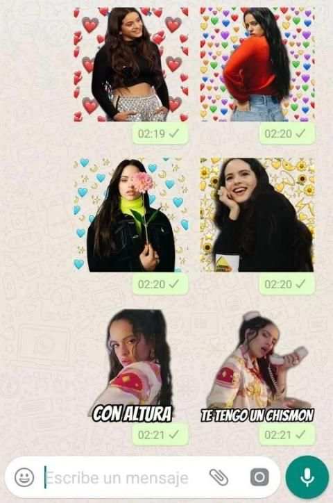 Stickers de la Rosalía para WhatsApp screenshot 1