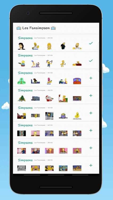 Los Fansimpson Stickers screenshot 5