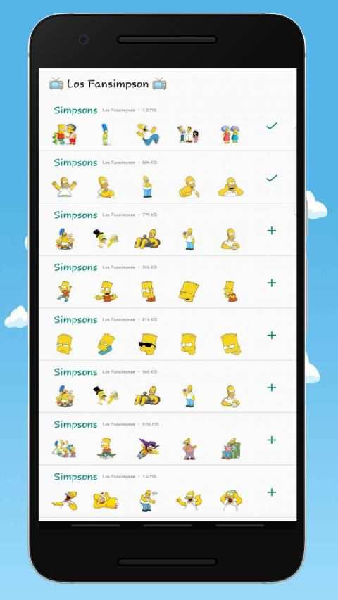 Los Fansimpson Stickers screenshot 4