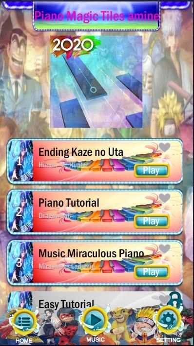 kabor Amine List piano 2020 screenshot 4
