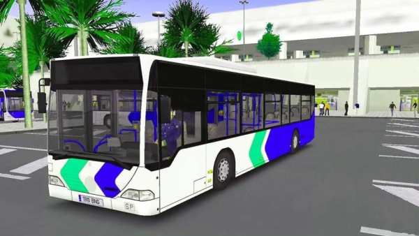 Offroad Bus Racing 2020:City Airport Bus Simulator screenshot 3