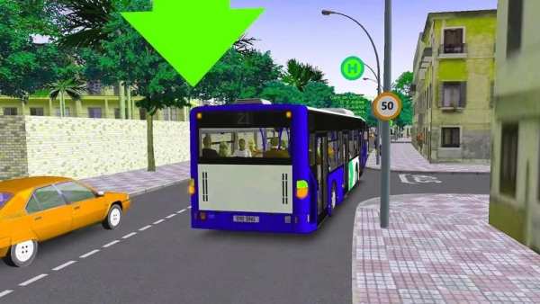 Offroad Bus Racing 2020:City Airport Bus Simulator screenshot 4