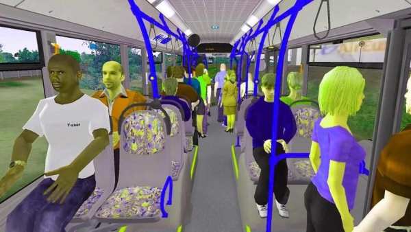 Offroad Bus Racing 2020:City Airport Bus Simulator screenshot 2