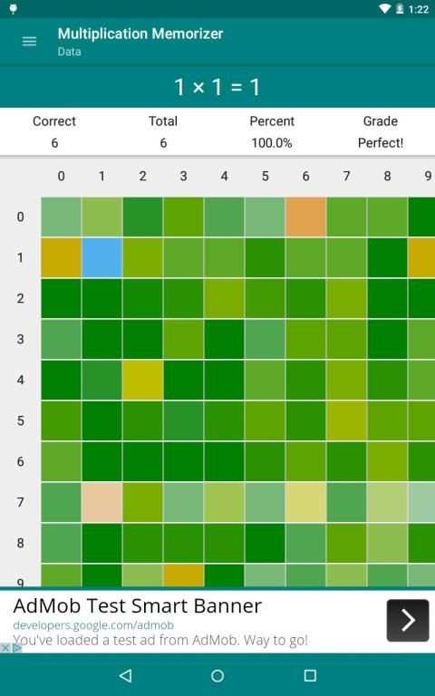 Multiplication Memorizer screenshot 1