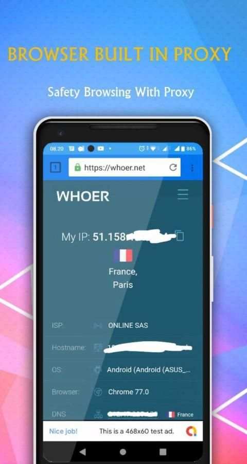 Vivaldo Browser - Built In Proxy Browser screenshot 1
