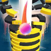 Helix Ball Fall - Reach the Bottom