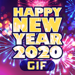 Happy New Year 2020 Cards GIF आइकन