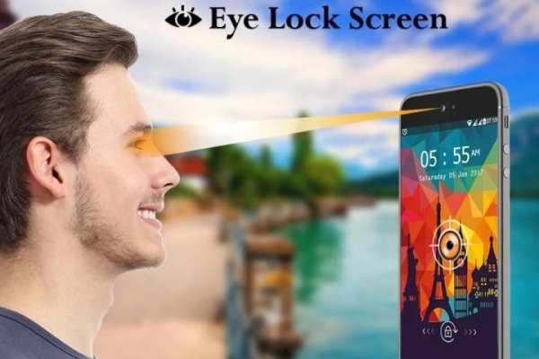 Eye Scanner Lock Screen Prank स्क्रीनशॉट 1