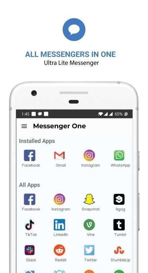Messenger 1 for Messages, Chat, Video, Text, Calls screenshot 3