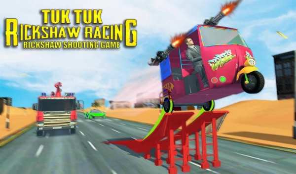 Tuk Tuk Rickshaw Simulator- Rickshaw Stunt Game screenshot 4