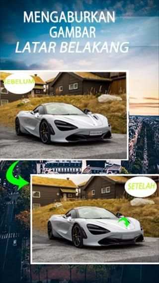 Foto Blur : Efek Foto & Kamera screenshot 1