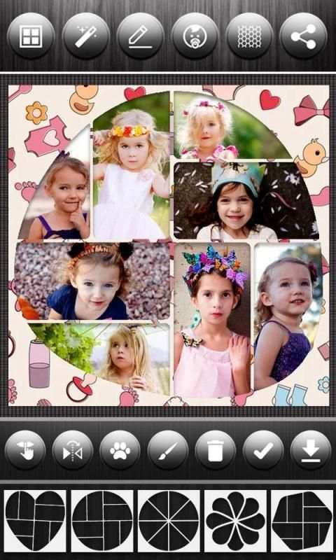 Baby Photo Collage Editor screenshot 5