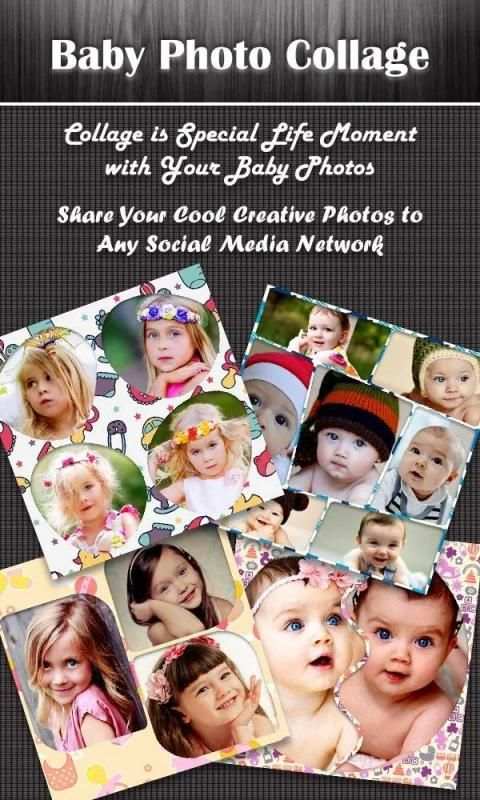 Baby Photo Collage Editor screenshot 1