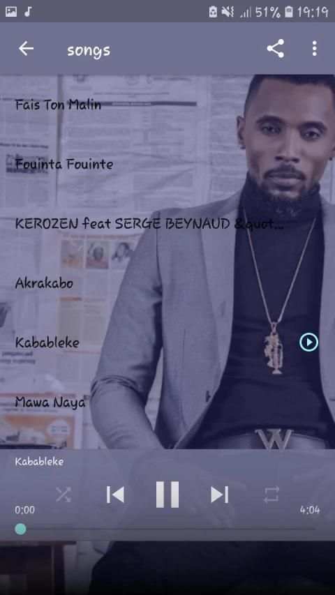 Serge Beynaud Meilleures Chansons Sans Internet screenshot 2