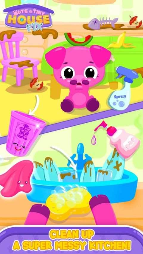 Cute & Tiny House Fix - Mini Home Repair & Cleanup screenshot 8
