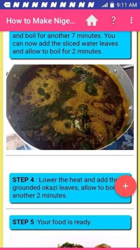 HOW TO MAKE NIGERIAN FOOD screenshot 1