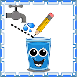 ikon Water Glass Draw The Line Puzzles Game 2019