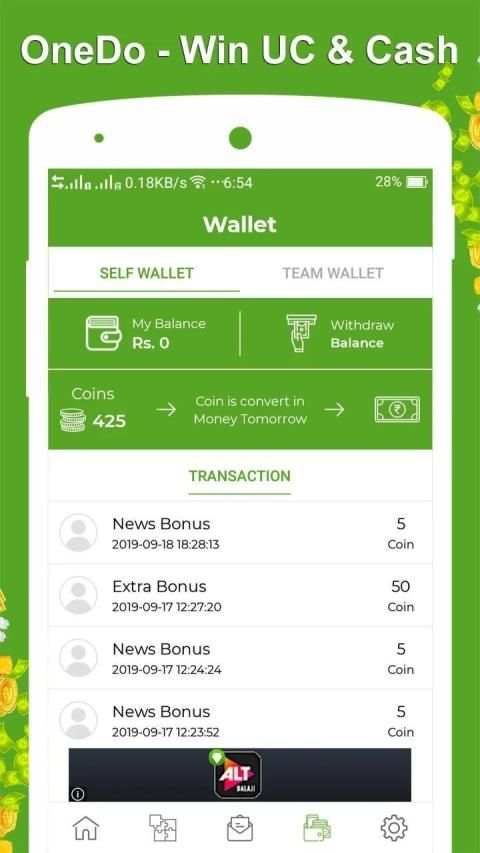 OneDo - Win UC & Cash screenshot 2