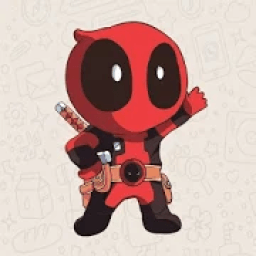 ikon Deadpool stickers for WhatsApp