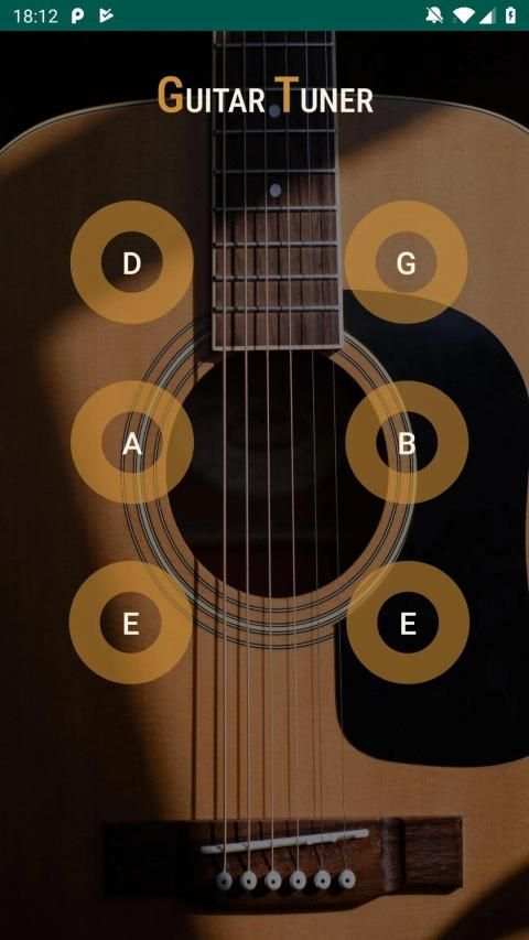 Guitar Tuner स्क्रीनशॉट 1