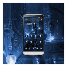 Blue Moon Night Girl Theme icon